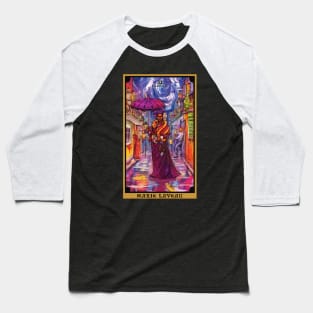 Marie Laveau In The Justice Tarot Card Baseball T-Shirt